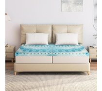 EGO HOME matrača pārvalks 160 x 200 cm, 7 zonu matrača pārvalks, izgatavots no želejas putām, sertificēts CertiPUR ES, 160 x 200 cm matrača pārvalks bez pārvalka gultu matračiem, dīvānam ar dīvānu
