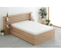 Degrees Home Basic - Matrača pārvalks 135 x 190/200 cm - Matrača aizsargs 135 x 190/200 cm - Ūdensnecaurlaidīgs - polsterēts - regulējams un aizsargā pret putekļu ērcītēm - gulta 135 x 190/200 cm, balta