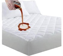MAS International LTD Ūdensnecaurlaidīgs matrača aizsargs 30 cm dziļš matrača pārvalks 100% kokvilnas elpojošs, bez trokšņa, hipoalerģisks, izturīgs pret ērcēm