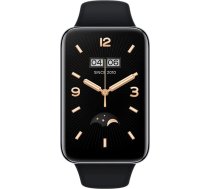 Xiaomi Band 7 Pro viedpulkstenis ar GPS (globālā versija), veselības un fitnesa aktivitāšu sekotājs, augstas izšķirtspējas, AMOLED ekrāns, sirdsdarbības un SPO monitorings, 12 dienu akumulatora viedpulkstenis, melns