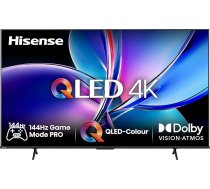 Hisense 55E7Q PRO TV 139 cm (55 collu) 4K UHD QLED, Smart TV, 144 Hz Game Mode Pro, Filmēšanas režīms, AMD FreeSync Premium, AI HDR Upscaler, Dolby Vision IQ, Dolby Atmos, balss vadība [2025]