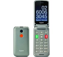 Gigaset GL390 GSM mobilais tālrunis bez līguma senioriem (ar SOS funkciju, ērtas funkcijas), titāna sudraba krāsā