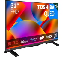 Toshiba 32QV2F63DG - QLED televizors 32 collas (80 cm) - FHD 1920 x 1080 - DTS Virtual:X - Smart TV - 2 x HDMI
