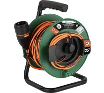 Electraline 49237 Kabeļu rullis 25M 3G1 ar Electralock ligzdu, barošanas pieslēguma bloķēšanas sistēma, jo tā novērš nejaušu pieslēgtās ierīces atvienošanu tās lietošanas laikā