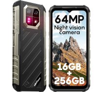 Ulefone Armor 22 Āra mobilais tālrunis Android 14 16GB + 256GB/512GB SD, astoņkodolu 64MP + 64MP nakts redzamības 6,58 collu FHD+ 120Hz 6600mAh IP68 izturīgs viedtālrunis bez līguma 4G Dual SIM pirkstu nospiedumi