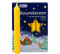 OLShop AG 2 dabīgo eglīšu sveču iepakojums aptuveni 15 x 125 mm (2 x 12 gab.) Ziemassvētku eglīšu sveces piramīdas formas sveces