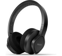 Philips TAA4216BK Kabellose On-Ear-Bluetooth-Sport-Kopfhörer | Leicht und Robust | Waschbare Ohrmuschelpolster | IP55-Schutz vor Staub und Wasser | Bis zu 35 Stunden Spielzeit | Schwarz