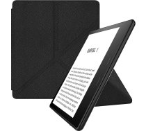 MyGadget Origami futrālis Amazon Kindle Oasis 10. paaudzes 2019 un 9. paaudzes (2017) - Mākslīgā āda - Automātiska miega/modināšanas funkcija - Flip Case melnā krāsā