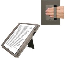 kwmobile Aizsargvāciņš saderīgs ar Pocketbook InkPad Eo/Bigme InkNote Color+ Flip Case - pārvalks ar siksniņu - Dandelion Love Grey
