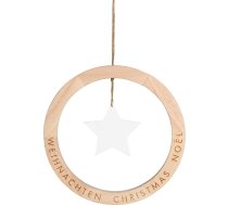 Räder Wish Wreath Star - Ziemassvētku vainags - Balts vai daudzkrāsains - Koks un porcelāns - Pie sienas - Ziemassvētki