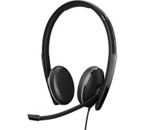 EPOS | SENNHEISER ADAPT 165 II vadu austiņas vadu galvas josla Birojs/zvana centrs Melns