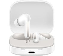 Xiaomi Redmi Buds 6 bezvadu Bluetooth austiņas ar diviem draiveriem, aizraujoša skaņa, 49 dB aktīva trokšņu slāpēšana, līdz 10h+42h akumulatora darbības laiks, IP54, baltas krāsas