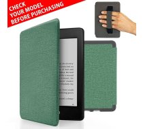 MyGadget futrālis Amazon Kindle Paperwhite 10. paaudzes (2018. gada modelis - PQ94WIF - 6 collas) ar siksniņu un automātiskās miega/modināšanas funkciju - flipa futrālis tirkīza krāsā