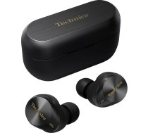 Technics EAH-AZ80E-K bezvadu austiņas ar trokšņu slāpēšanu, daudzpunktu Bluetooth 3 ierīces, ērtas austiņas ausīs, bezvadu uzlāde, melnas krāsas