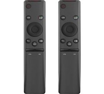 2 iepakojumi Universāla tālvadības pults Samsung televizora tālvadības pults, kas saderīga ar visiem Samsung viedajiem izliektajiem QLED LED LCD televizoriem ar izliektu rāmi