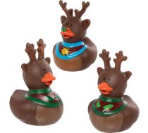 Baker Ross AX448 ziemeļbriežu gumijas pīles 6 bērnu rotaļlietas, lieliski piemērotas Ziemassvētku vecīša zeķes vai svinību maisiņu pildītājiem bērniem
