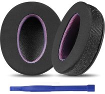 Adhiper Ersatz-Ohrpolster für Sony WH-XB900N, WH-CH720N, WH-CH710N, WH-CH700N, MDR-RF895RK Kopfhörer, Ohrpolster mit Kühlgel und Komfortschaumstoff, Schwarz & Lila Sonderedition