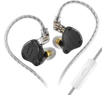keephifi KZ ZS10 PRO X 4DD 1BA IEM austiņas ar mikrofonu, 2 x 30019s & 1 x 50024s BA In-Ear monitora austiņas, vadu jutīgas pārejas jaudas sakausējuma 2 pin austiņas spēlēm