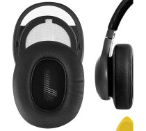 Geekria QuickFit rezerves proteīna ādas ausu spilventiņi JBL E55BT austiņām Ausu spilventiņi austiņu austiņu spilventiņu remonta detaļas (melni)