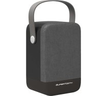 SuperTooth D5 Bezvadu Bluetooth pārnēsājamais audio skaļrunis, saderīgs ar Apple iPod, iPhone, iPad, Android viedtālruni, planšetdatoru un klēpjdatoru - pelēks