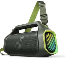 soundcore Boom 2 Plus āra skaļrunis, 140 W, 2+2 kanāli, BassUp 2.0, 20 h, ātrā uzlāde, IPX7 ūdensizturīgs, RGB apgaismojums, USB-C, barošanas banka, BT 5.3 (atjaunots)