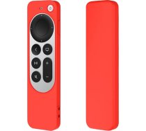 Silikona tālvadības pults Apple TV Siri tālvadības pults - Silikona tālvadības pults Apple TV 4K / HD Siri tālvadības pults (2./3. paaudze) Sarkana
