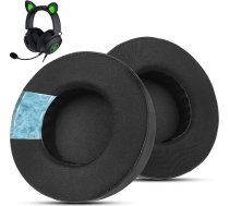 Wzsipod Dzesēšanas gēla ausu spilventiņi tikai Razer Kraken V2 - Izolē troksni, izturīgi un ērti Proteīna ādas un auduma materiāli - viegla uzstādīšana (apaļi)