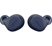 Jabra Elite 8 aktīvās bezvadu Bluetooth austiņas ar adaptīvo hibrīda aktīvo trokšņu slāpēšanu (ANC) un 6 iebūvētiem mikrofoniem, izturīgas pret ūdeni un sviedriem, tumši zilas, tumši zilas krāsas