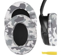GEEKRIA QuickFit rezerves īpaši biezi ausu spilventiņi, saderīgi ar Corsair HS35, HS40, HS45 austiņām, ausu spilventiņi (Camo)