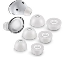 YieJoya Putuplasta ausu aizbāžņi Samsung Galaxy Buds Pro - Izbaudiet maksimālu komfortu un nemainīgu piemērotību ar atmiņas putu uzgaļiem - pelēki