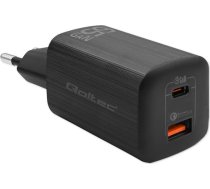 Jaudas lādētājs 65w gan ultra | 5-20v | 2,25-3,25a | 1 x usb c tipa pd | 1 x usb | melns
