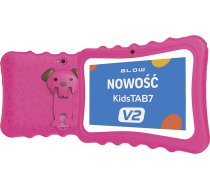 Planšetdators kidstab7 v2 4/32gb rozā korpusā 2mp kamera