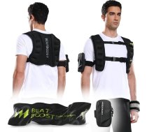 Svara veste vīriešiem un sievietēm, BeatBoost 10/15/9 kg svara veste ar dzelzs smiltīm pastaigām, spēka treniņiem, skriešanai, treniņiem, treniņiem