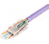 rj45 (8p8c) tiešais savienotājs, cat.6, neekranēts, vid. 26-24, iepakojumā 100 gab.