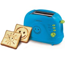 Smiley tosteris ekt003b (750 W; krāsa zila)