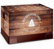 Adventes kalendāra pielikums alus kastes vīriešiem Adventes kalendārs, lai piepildītu sevi Alus Adventes kalendārs koka kastē izskatās