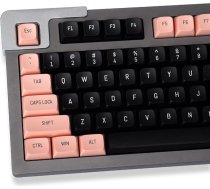 mintcaps rozā un melns taustiņu vāciņi 150 taustiņi DoubleShot MSA profila pielāgotie taustiņi 61/64/68/84/87/96/104/108 spēļu tastatūrai