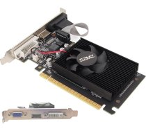 Zunate Desktop Graphics Card GT610 64bit 2G DDR3 grafiskā karte ar ventilatoru, HDMI, DVI, VGA, PCI Express 1.1 X16, 48 straumju procesors, video spēļu grafiskā karte
