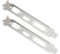 SG Store 2Pcs Full Height Profile Bracket for HDMI DVI VGA Video Grafiskā karte Datora korpusa nomaiņas komponenti 12X1.8cm