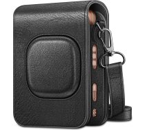 FINTIE futrДЃlis Fujifilm Instax Mini LiPlay Hybrid Instant Camera - augstДЃkДЃs kvalitДЃtes aizsargvДЃciЕ†ЕЎ ceДјojuma kameras vДЃciЕ†am ar noЕ†emamu siksniЕ†u, Vintage Black