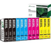 Greenjob 603XL Epson 603 tintes kasetnes, kas saderīgas ar Epson Expression Home XP-2100 XP-2105 XP-3100 XP-3105 XP-4100 XP-4155 Workforce WF-2810 WF-2830 WF-2835 WF-2850 (Iepakojumā ar