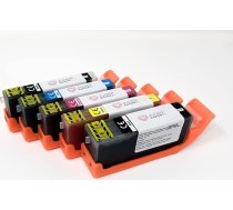 Zuckerpapier24® 5 kasetņu komplekts ar pārtikas tinti - saderīgs ar Canon (PGI-580/CLI-581, piem., TS705/TS6150) [58081]