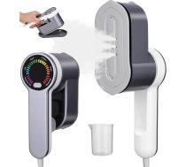 Ceļojumu tvaika gludeklis Ceļojumu gludeklis 1200 W Pārnēsājamais tvaika gludeklis ar tvaiku apģērbiem 2-in-1 Rokas tvaika gludeklis 5s ātra sildīšana Tvaika jauda 25 g/min ar 120 ml ūdens tvertni