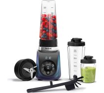 Tefal Blend Up Jaudīgs mini mikseris, klusuma režīms, 1000 W, 8 automātiskie iestatījumi, automātiskā tīrīšanas programma, "On the Go" pudeles BL19H4G0 Boreal Blue