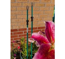 Prop 2 Pack cinkota metāla apģērbu līnija HD atbalsta stienis Twist Lock 1 x izvelkams Pole Props veļas turētājs teleskopisks spēcīgs drēbju žāvētājs