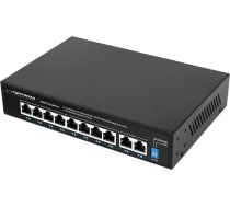 ENS106 10 portu poe 10/100 96w spotera komutators