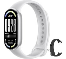 Xiaomi Smart Band 10-1.72 AMOLED displejs ar 1500 Nits, miega un sirdsdarbības ritma monitoru, 5ATM ūdensizturīgs, 21 dienas akumulatora darbības laiks, 60 Hz atsvaidzināšanas frekvence, 150+ režīmi (2 jostas)