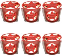 pajoma® Mini aromātisko sveču komplekts ar 6 svecēm Apple Cinnamon Christmas Edition 45 g vaska svars Degšanas laiks 10 stundas elegantā dāvanu iepakojumā Premium kvalitāte