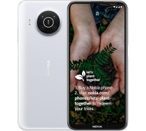 Nokia X10 6,67 collu Android viedtālrunis ar 5G savienojumu - 6 GB RAM un 64 GB atmiņa (Dual SIM) - Sniega balta