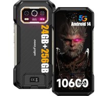 Ulefone Armor 27 Pro Āra mobilais tālrunis 5G Android 14 viedtālrunis 64MP+50MP+50MP+32MP kamera 24GB + 256GB/SD-2TB 10600mAh akumulators, 6,78 collu FHD+ 120Hz, atbalsta 33W ātro uzlādi GPS/NFC/OTG